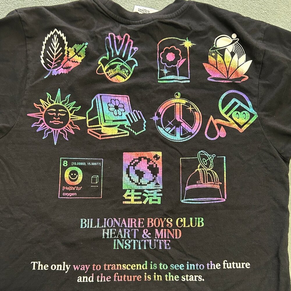 Billionaire Boys Club Shirt Adult Small Black Tshirt Mens Short Sleeve - Picture 4 of 9